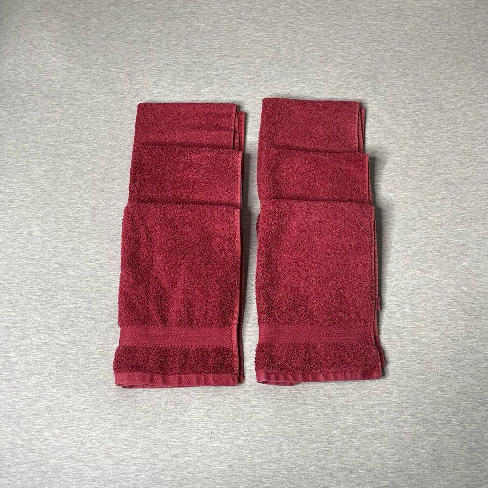 Amazon Basics 16” x 26” Cotton Hand & Face Towels 6 PCS. Set